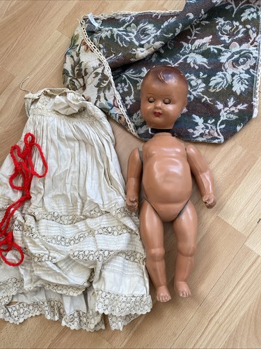 Vintage doll with dress - doll, for