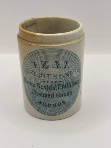Old advertising ointment - , pot