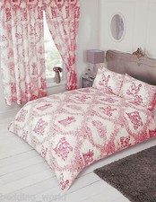 TOILE DE JOUY RED WHITE FLORAL