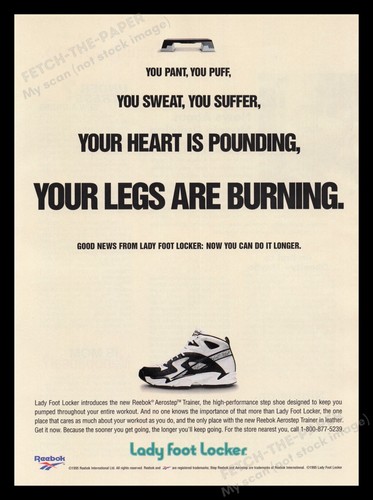 Reebok 1990 print - reebok, 1990's