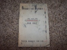 1951 GMC Truck 100-350 Owner