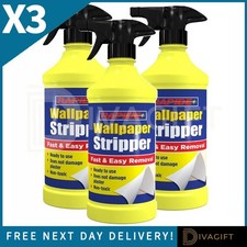 3 x WALLPAPER STRIPPER SPRAY