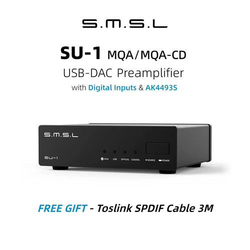 Smsl mqa usb - su-1, usb-dac