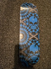 Kandytoy Skateboard Deck Blue Skull And Electric 8.0