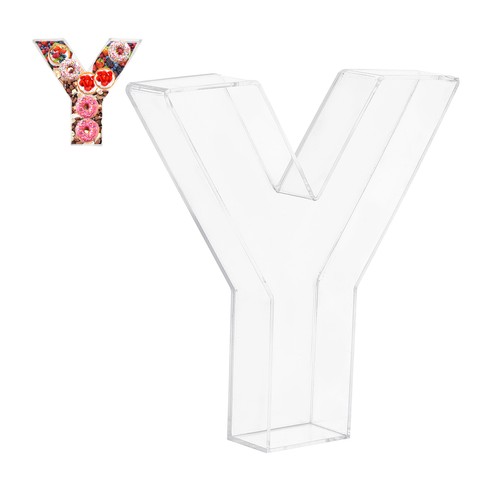 Acrylic letter box y - letter,