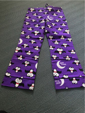 Paul Frank Vampire Bat Pajama Bottoms Halloween Brand New 