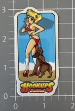 Hook Ups Sticker Rare NOS JK
