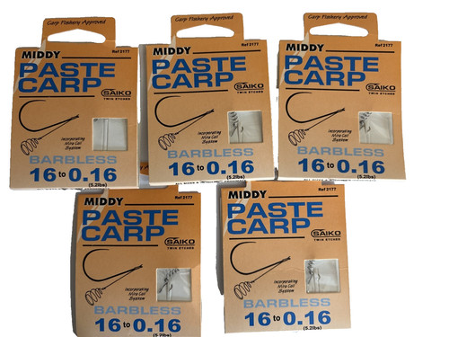 Middy paste carp barbless - paste,