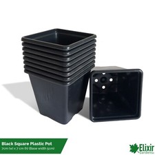 500 25l square plant - square, pot
