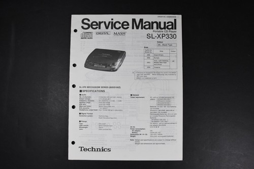 Technics xp330 portable cd - sl-xp330,