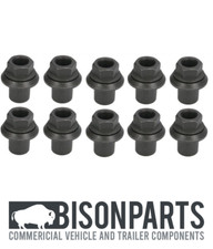 *FITS DAF 65 75 85 65CF 75CF 85CF M22x1.5 WHEEL NUTS C/W THRUST PLATE PACK OF 10
