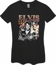 Elvis Presley Ladies Fitted T