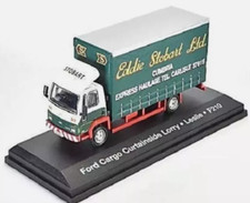 Atlas Editions Ford Cargo Curtainside Lorry Leslie F210 1:76 Scale Diecast Model