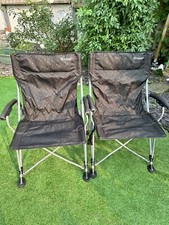 PAIR of Outwell Campo XL Chairs black