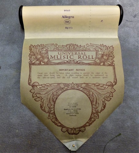 Universal pianola roll - roll, s4466