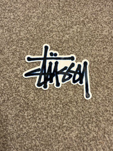 Stussy tag sticker black - tag,
