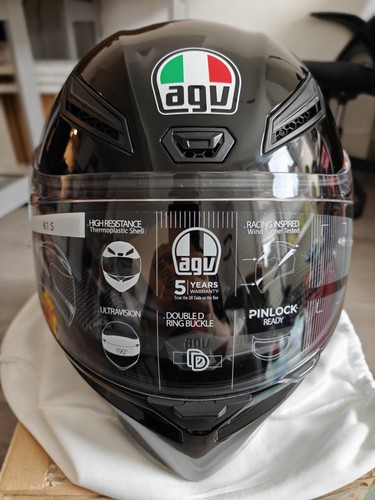 Agv black motorcycle - k1, s