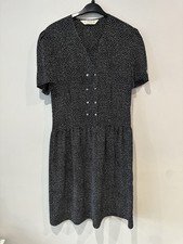 Vintage 1940s Black Polka Dot