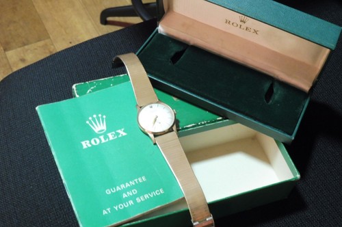 Vintage solid gold rolex - solid,