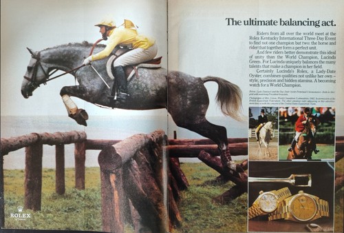 Rolex advertising 1985 lady - advertising,