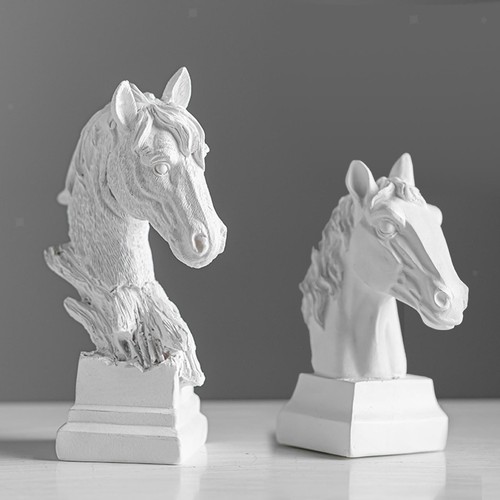 Horse head statue artwork - horse,