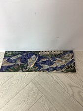 William De Morgan Persian Fish Tiles X3 Hall stand / Splash back 6” Tile @HC#M