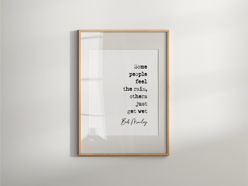 Bob marley quote - quote, print