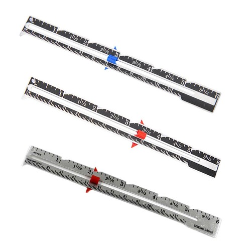 Aluminium size measure ruler - size,