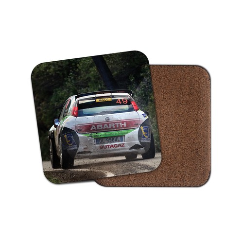 Awesome rally car - coaster,