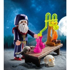 Playmobil wizzard with lab and