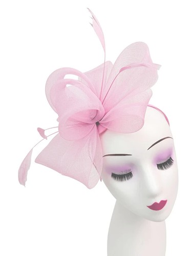 New feather looped headband - feather,