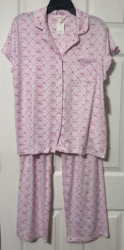 Laura ashley pink bow - pink, bow/hearts