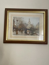 Vintage French street scene