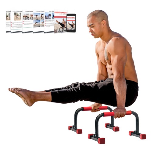 Parallettes dip bars push - parallettes, up