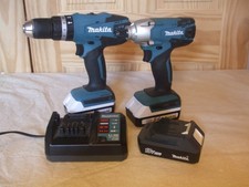 Makita G-Series DIY Power Tool Bundle – Drill, Driver, Charger & Batteries