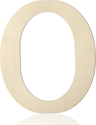 Wooden letters inch - 12, o,