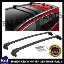 FOR HONDA CRV MK4 2013-2018 ALUMINUM BLACK L&R ROOF CROSS RAILS BARS 100% OE FIT