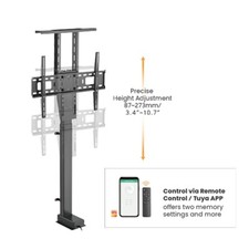 Motorized TV Lift Stand Mount App or Remote Control 40/43/50/55/60/65/70/75/80"