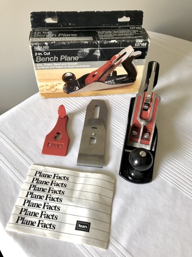 Vintage sears bench plane - bench,