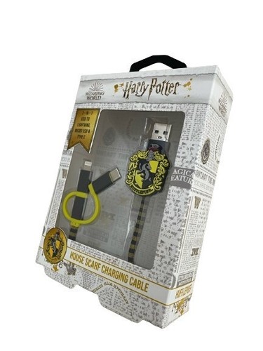 Hufflepuff scarf charging - scarf,