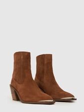 Schuh Anand Suede Western Boots Size 7 EU 40 £70