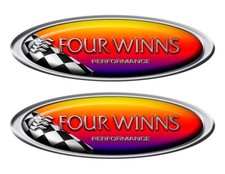 2 Four Winns Boat Oval Name