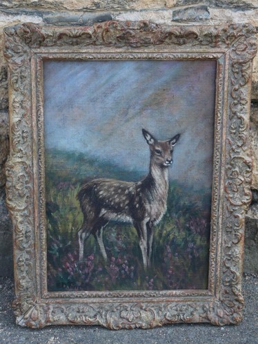 Original oil painting - , red
