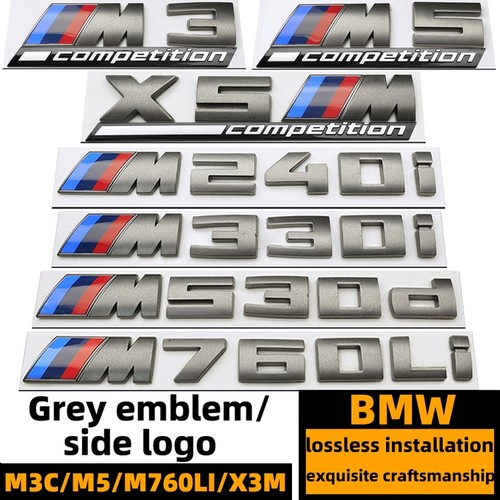 Bmw gray car emblem - car, m3
