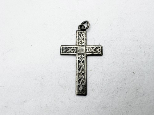 Antique sterling silver cross - sterling,