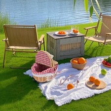 ✈Wicker Picnic Basket With