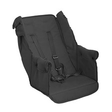 Caboose Rear Seat Full Size Multi-Position Recline 5 Point Harness 45 lbs Black