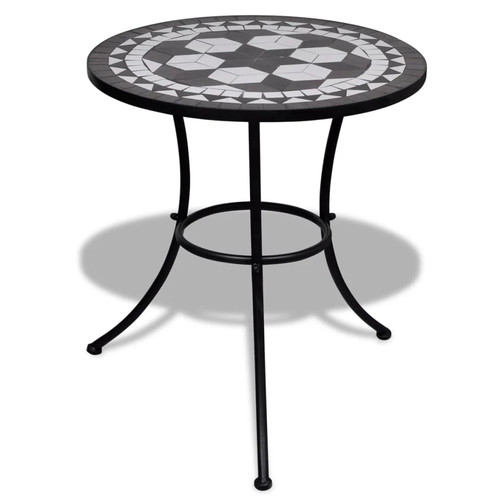 Outdoor patio round - patio, mosaic