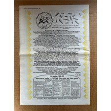 GLASTONBURY 1990 HAPPY MONDAYS/DEACON BLUE/BLUE AEROPLANES(B) POSTER SIZED origi