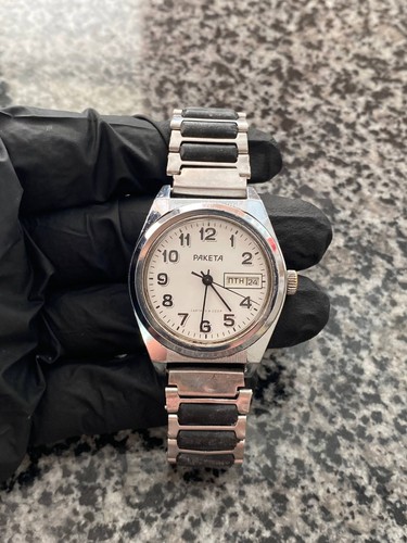 Vintage raketa classic watch - vintage,